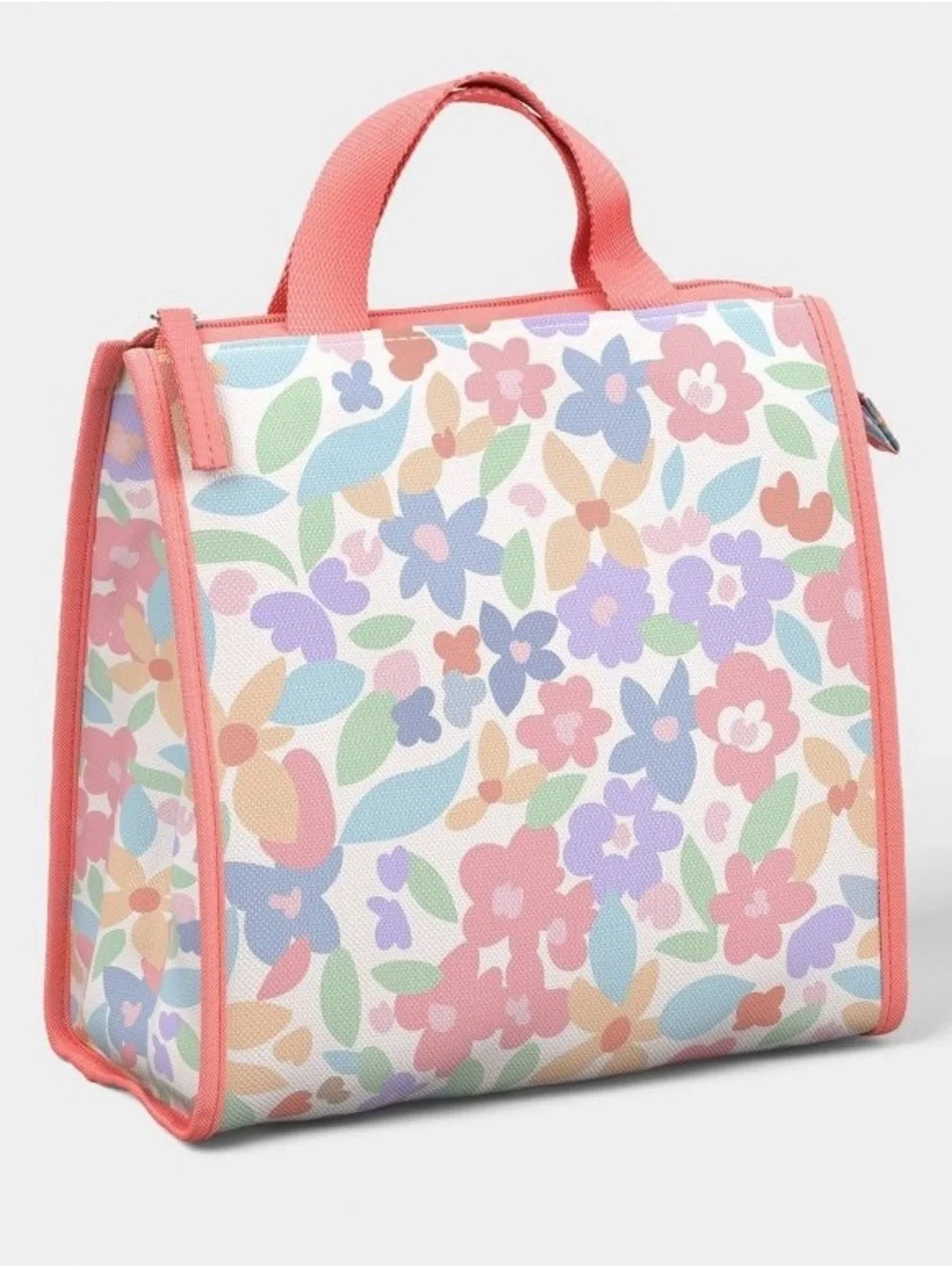 Kids Women’s Multi Colored Floral Printed Backpack Water Bottle Lunch Bag Sets